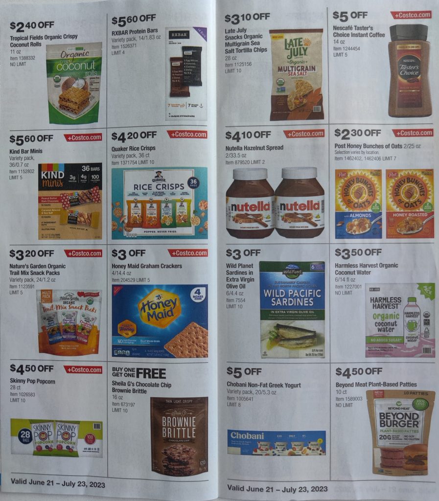 Costco Coupon Book June 2023 Ad Scans Good Money Sense