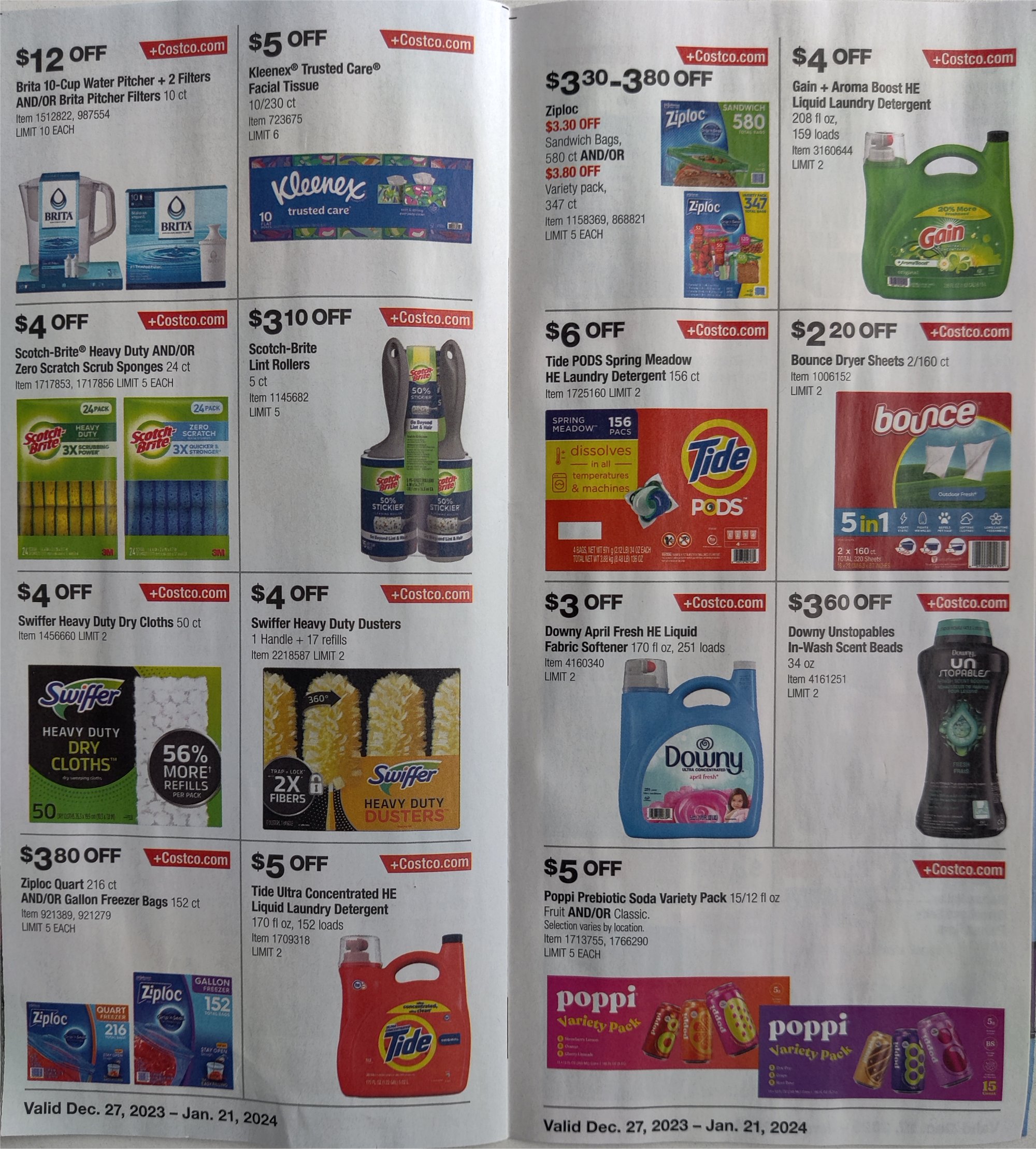 Costco Coupon Book January 2024 Ad Scans Good Money Sense