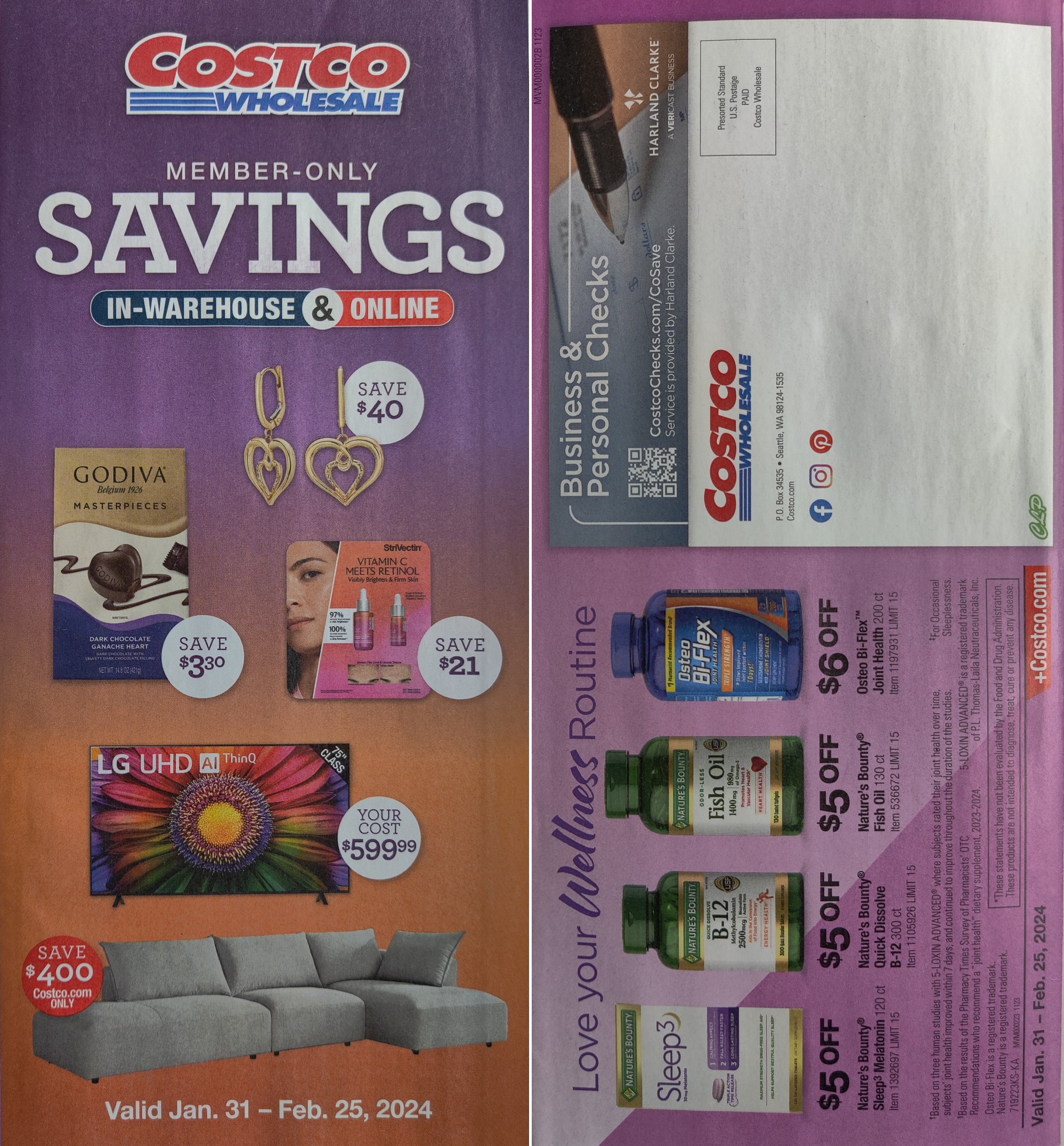 Costco Coupon Book February 2024 Ad Scans Good Money Sense