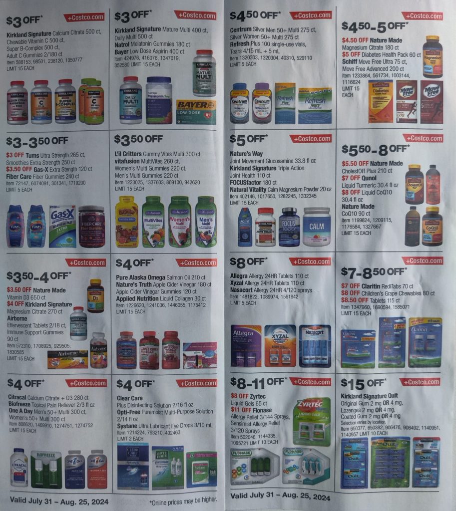 Costco Adscan August 2024 - Page 12