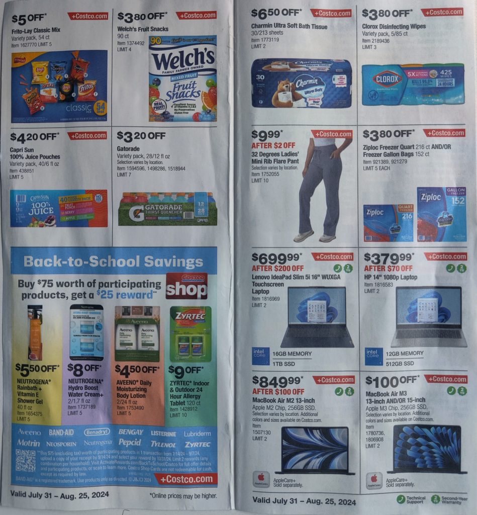 Costco Adscan August 2024 - Page 2