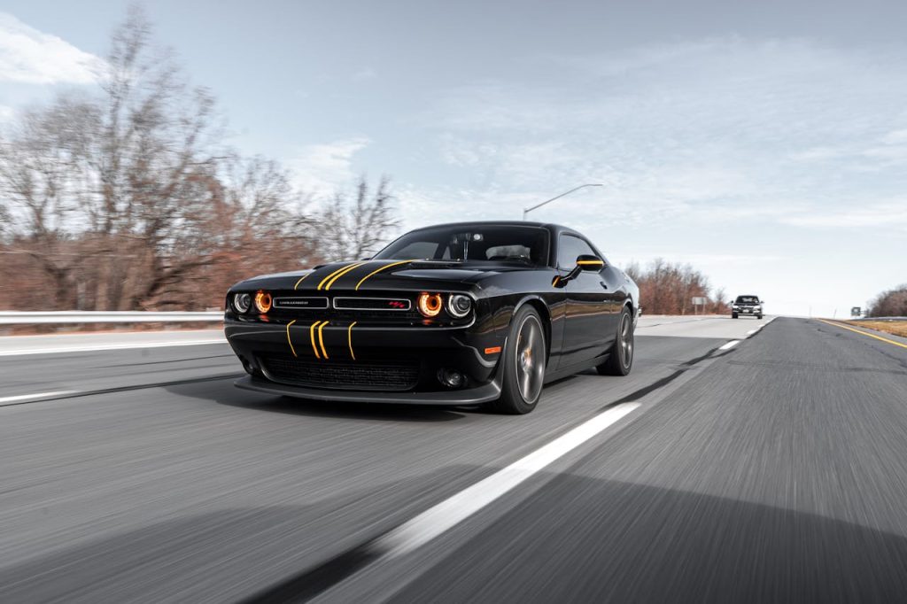 Driving Dodge Challenger