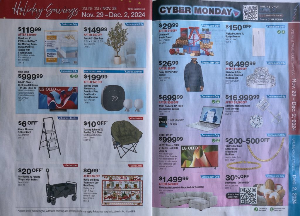 Costco Holiday Adscan November 2024 - Page 16