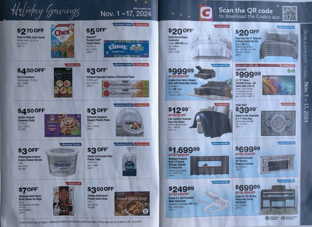 Costco Holiday Adscan November 2024 - Page 3