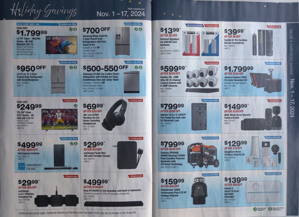 Costco Holiday Adscan November 2024 - Page 5