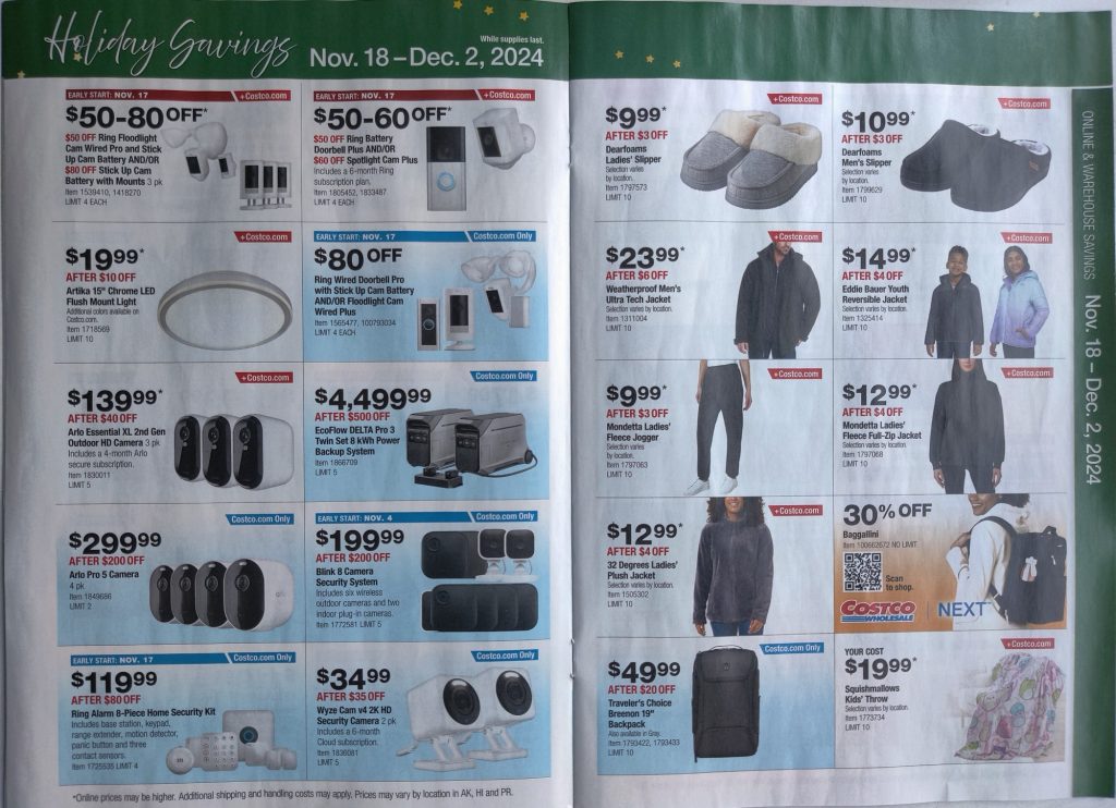 Costco Holiday Adscan November 2024 - Page 8